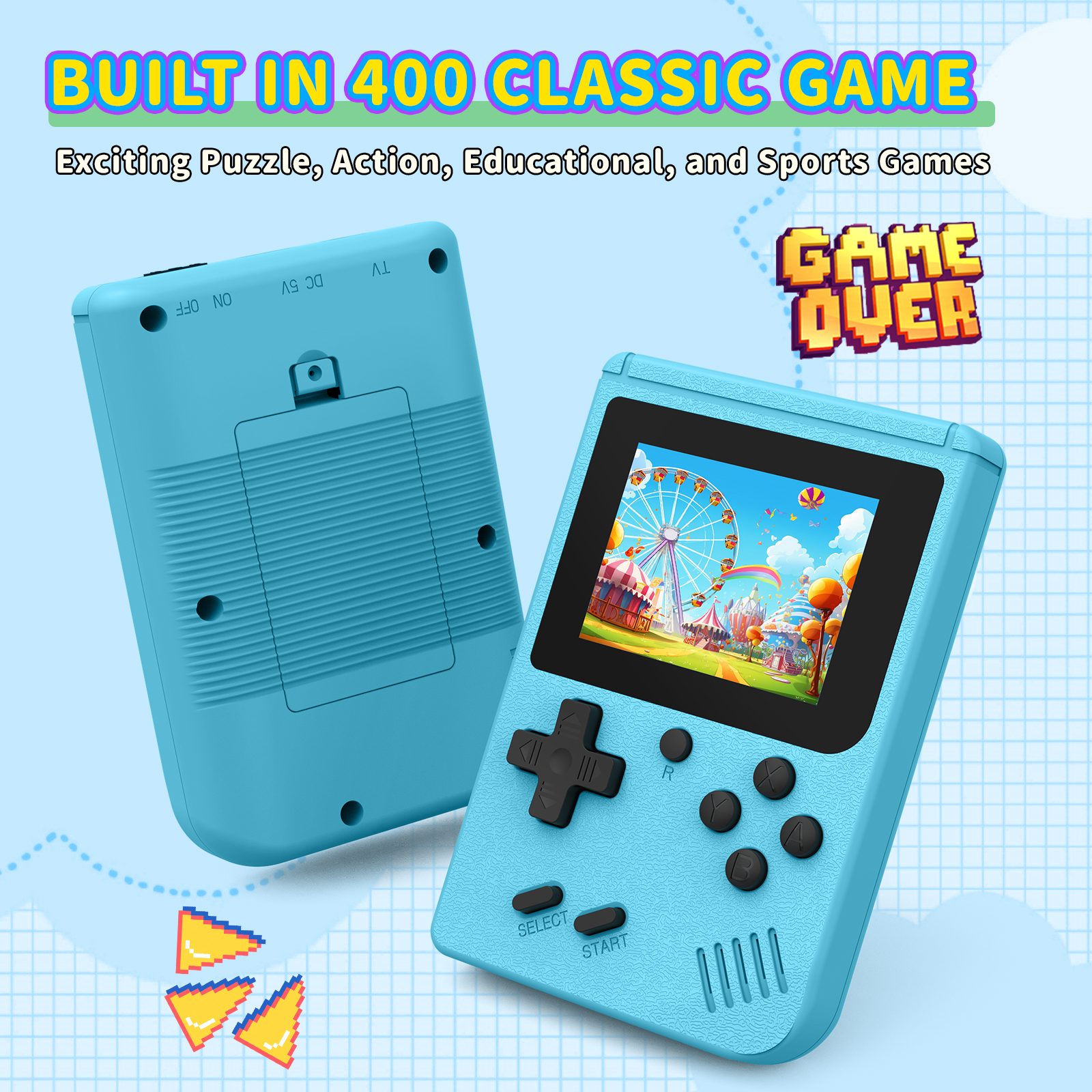 Retro Gaming Laptop - Retro Portable Mini Handheld Video Game