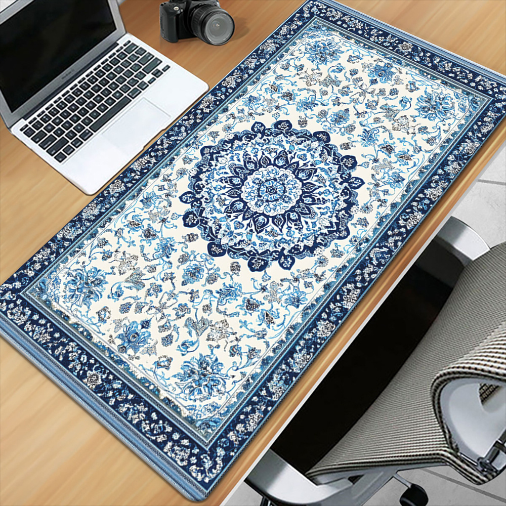 Retro Gaming Xl - Retro blue Persian mouse pad Computer
