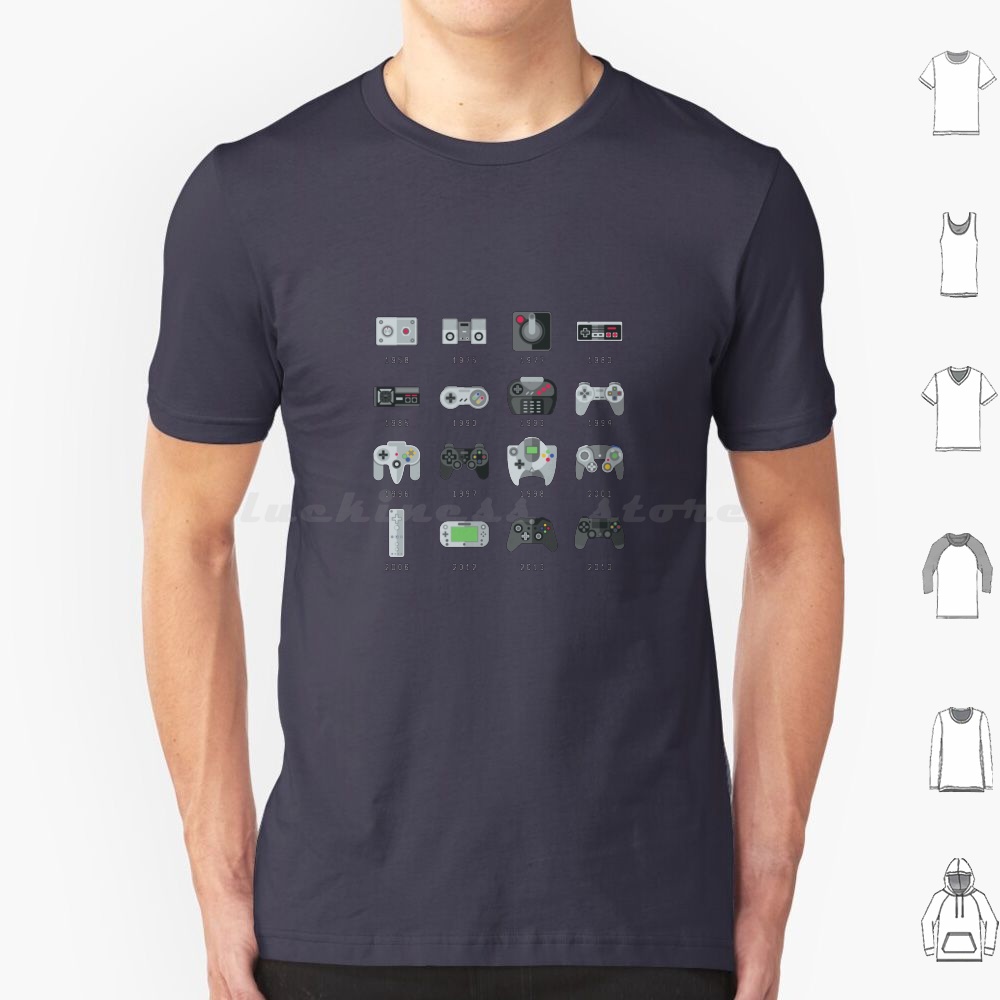 Retro Gaming Video - Geek Gaming Controllers T Shirt Big