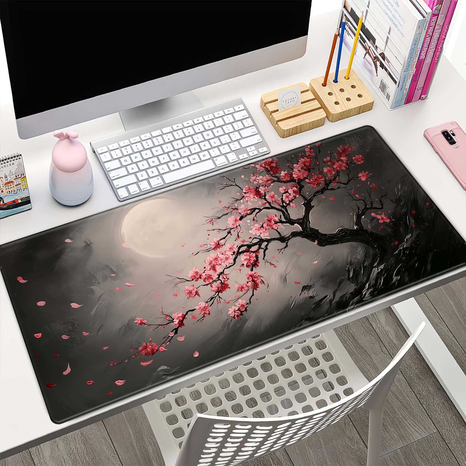 Retro Gaming Xl - Retro plum blossom design Mouse Pad