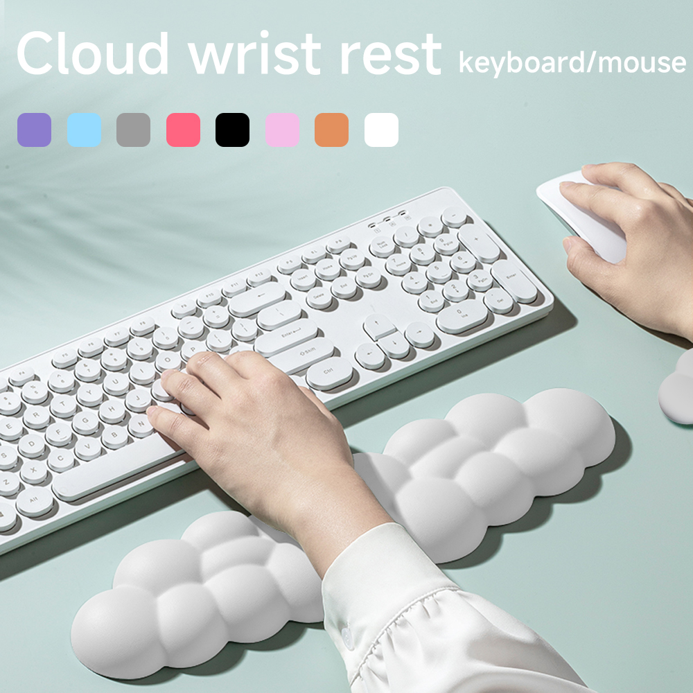 Retro Gaming Art - Mouse pad with wrist rest keyboard