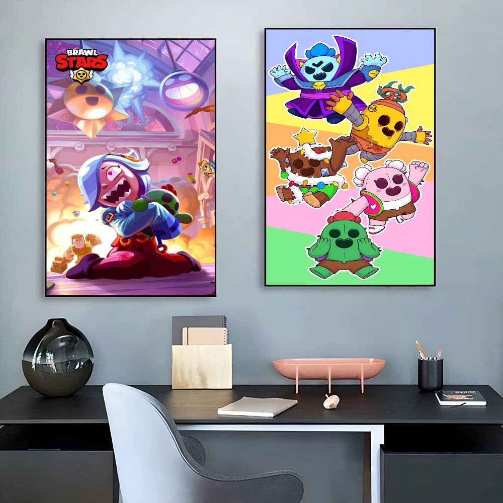 Anime Game Brawl Stars Movie S – Retro Gaming Art Bewertung und Preis