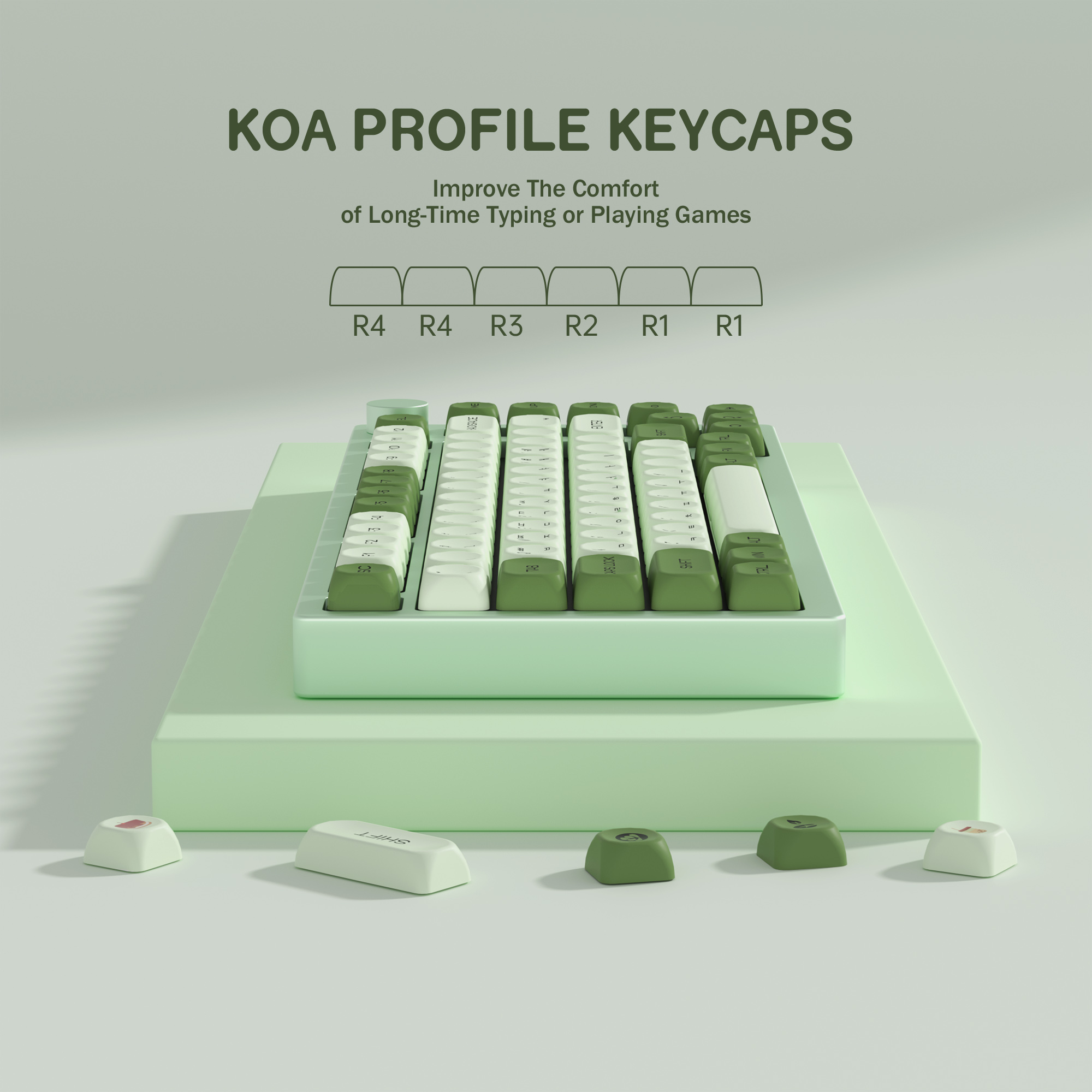 KBDiy Matcha Korean Keycap Gre – Retro Gaming Laptop Bewertung und Preis