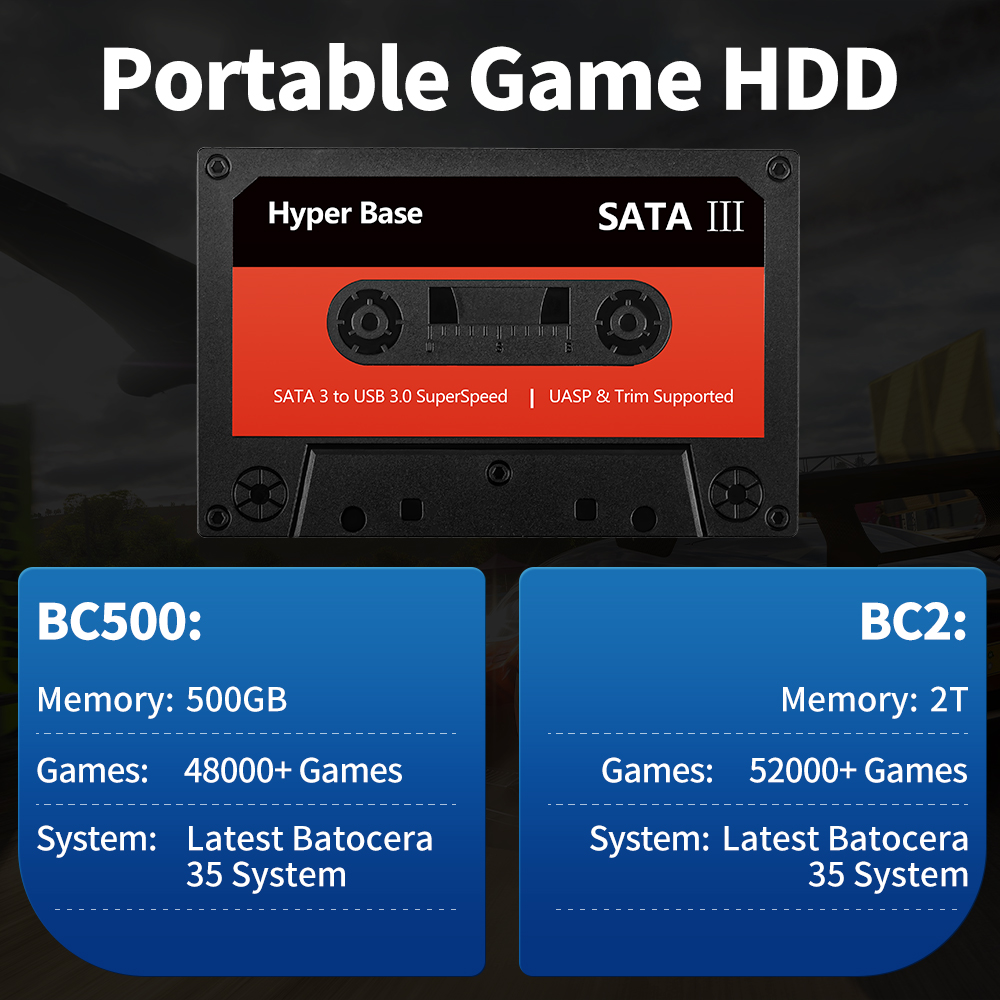 JMachen 500G/2TB Gaming Hard D – Retro Gaming Batocera Bewertung und Preis