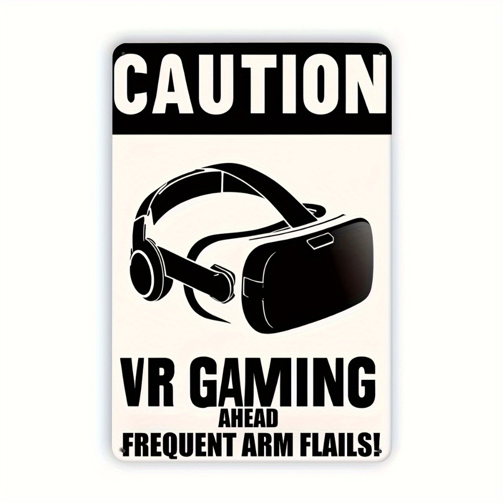 1PC Caution VR Gaming Metal Ti – Retro Gaming Vr Bewertung und Preis