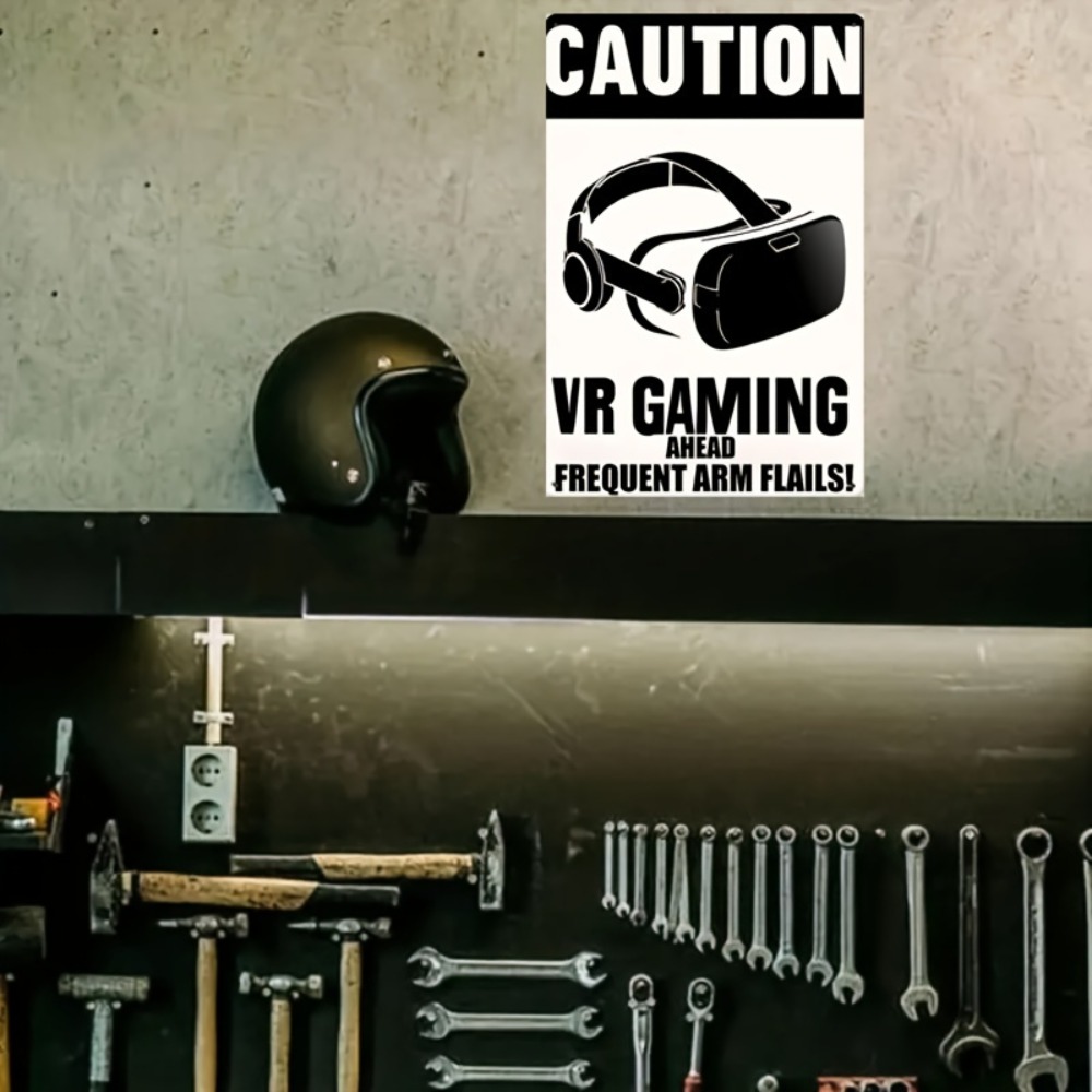 1PC Caution VR Gaming Metal Ti – Retro Gaming Vr Bewertung und Preis