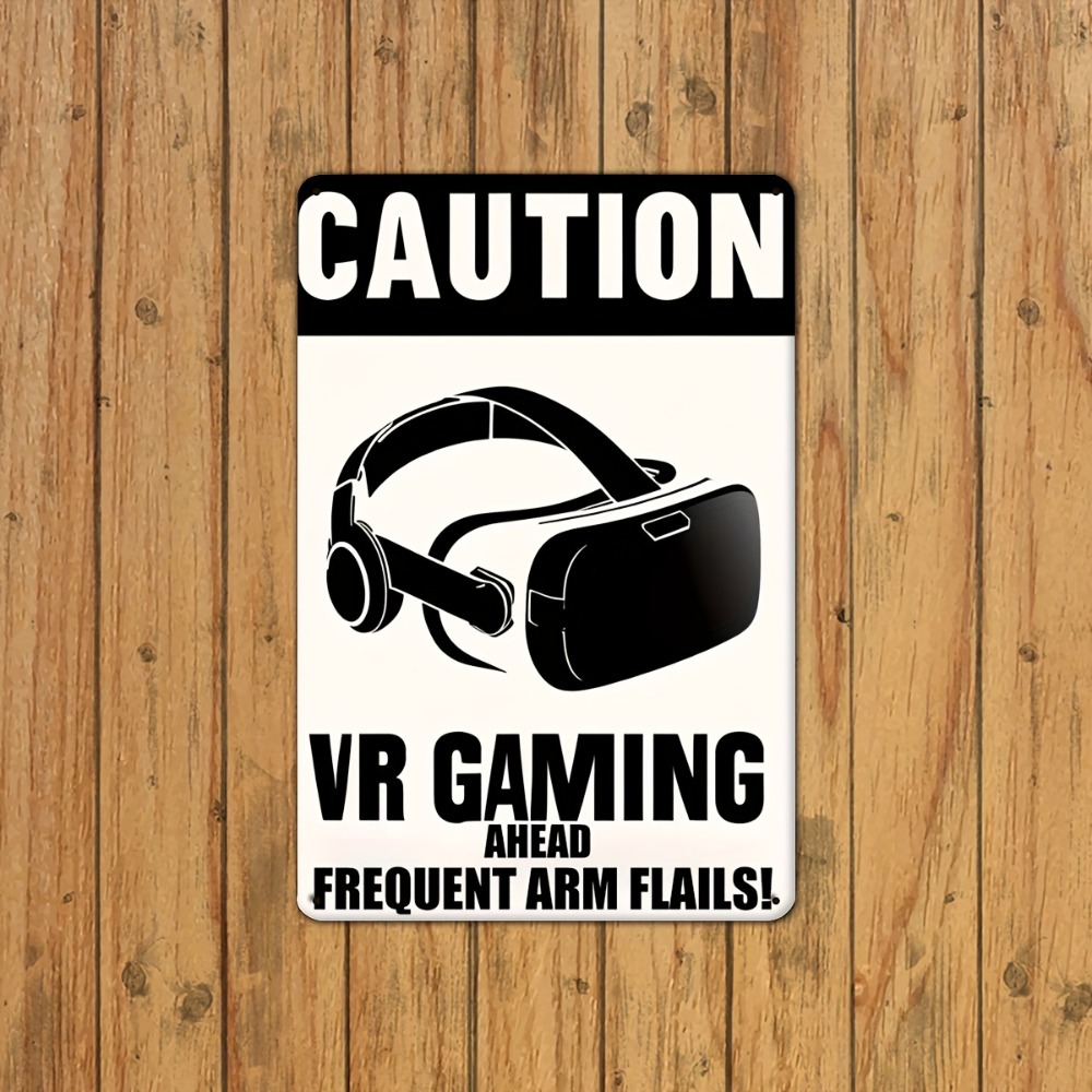 1PC Caution VR Gaming Metal Ti – Retro Gaming Vr Bewertung und Preis