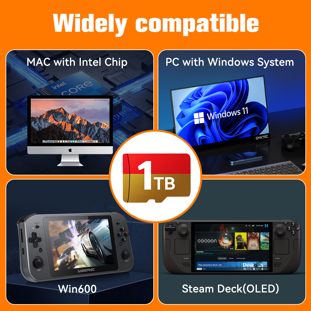 1TB Game TF Card for Steam Dec – Retro Gaming Batocera Bewertung und Preis