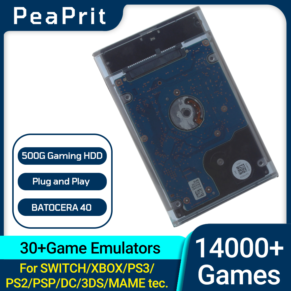 PEAPRIT 500G Gaming HDD Retro  – Retro Gaming Batocera Bewertung und Preis