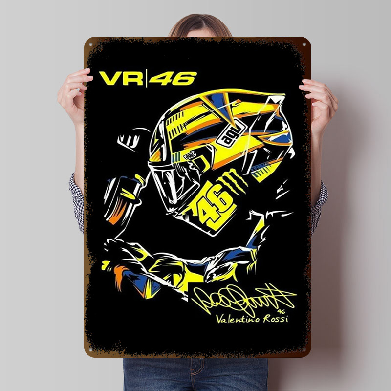 Helmet VR 46 Tinplate Poster V – Retro Gaming Vr Bewertung und Preis