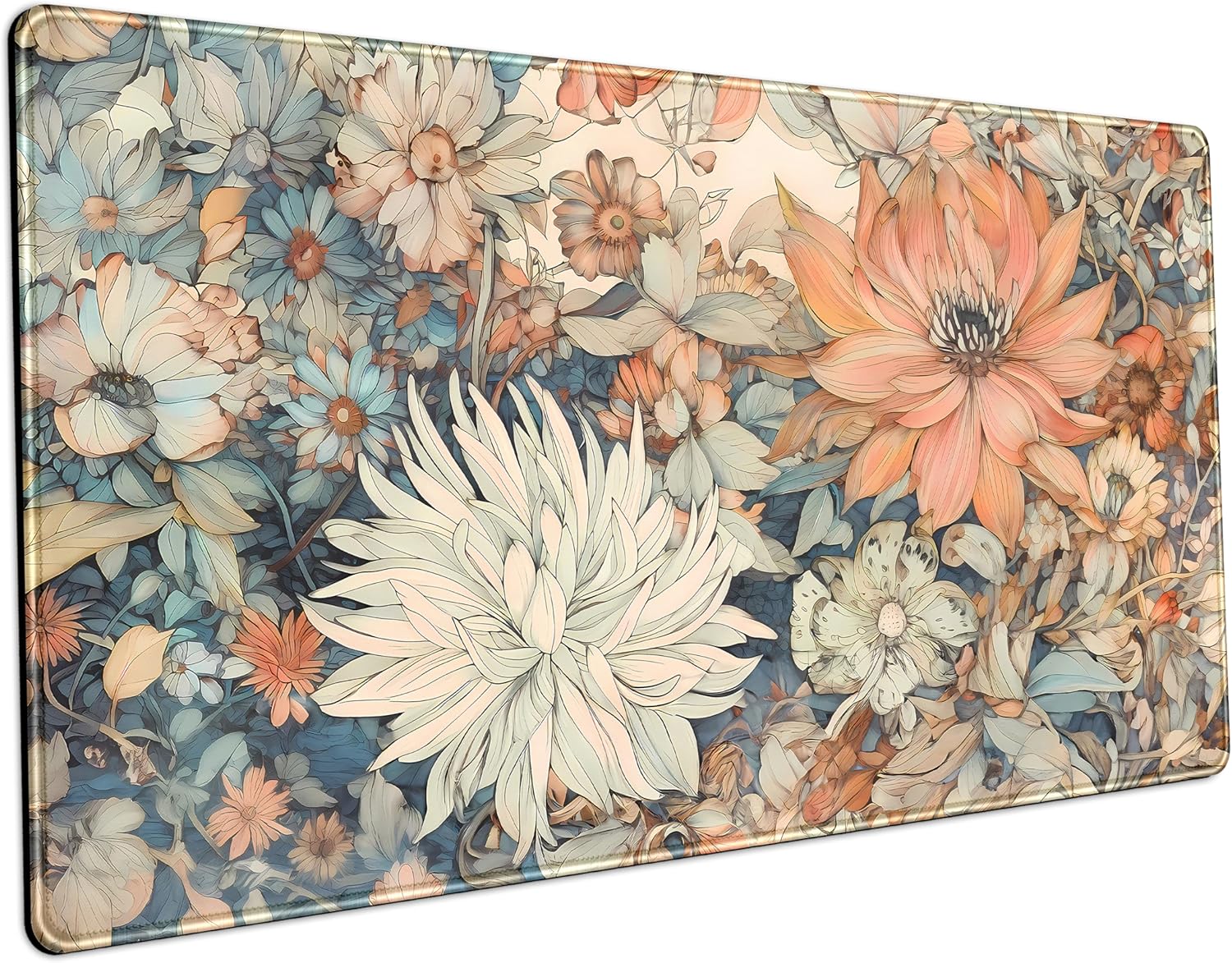 Retro Japanese Floral Desk Mat – Retro Gaming Keyboard And Mouse Bewertung und Preis