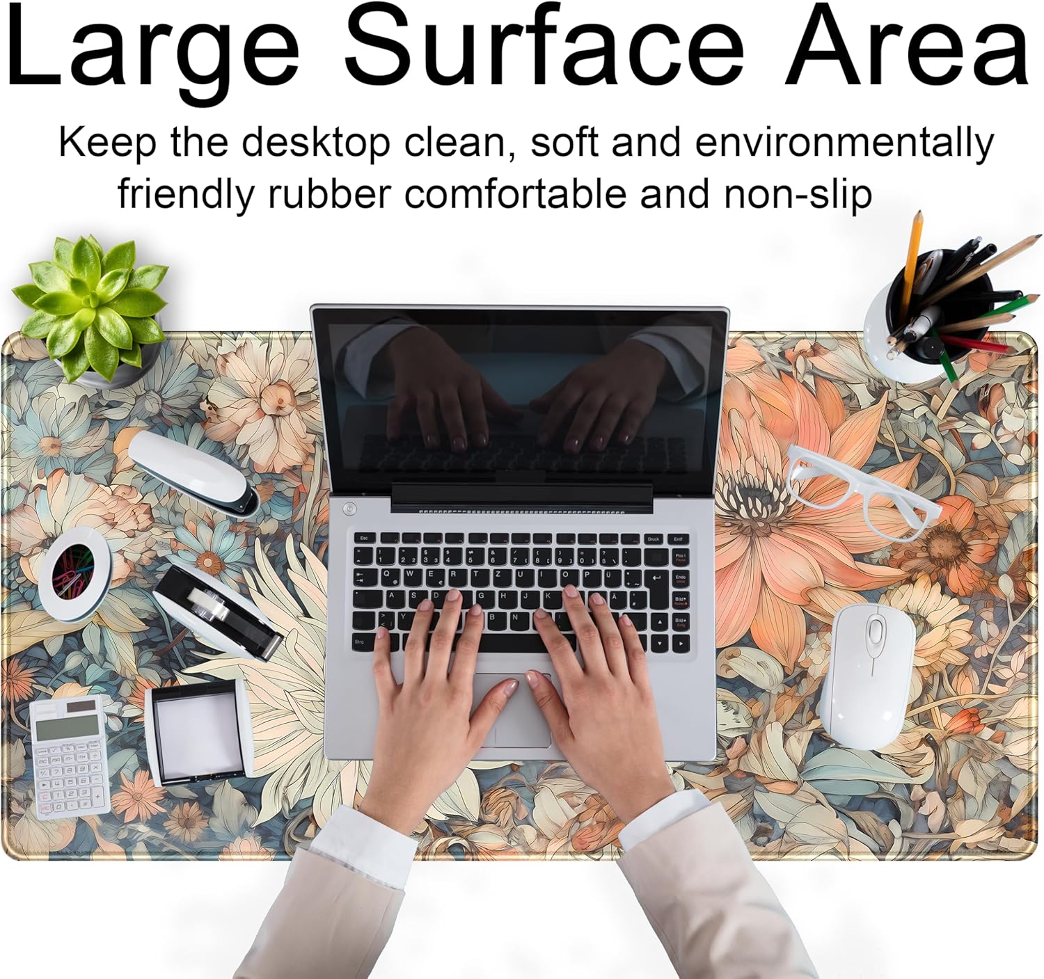Retro Japanese Floral Desk Mat – Retro Gaming Keyboard And Mouse Bewertung und Preis