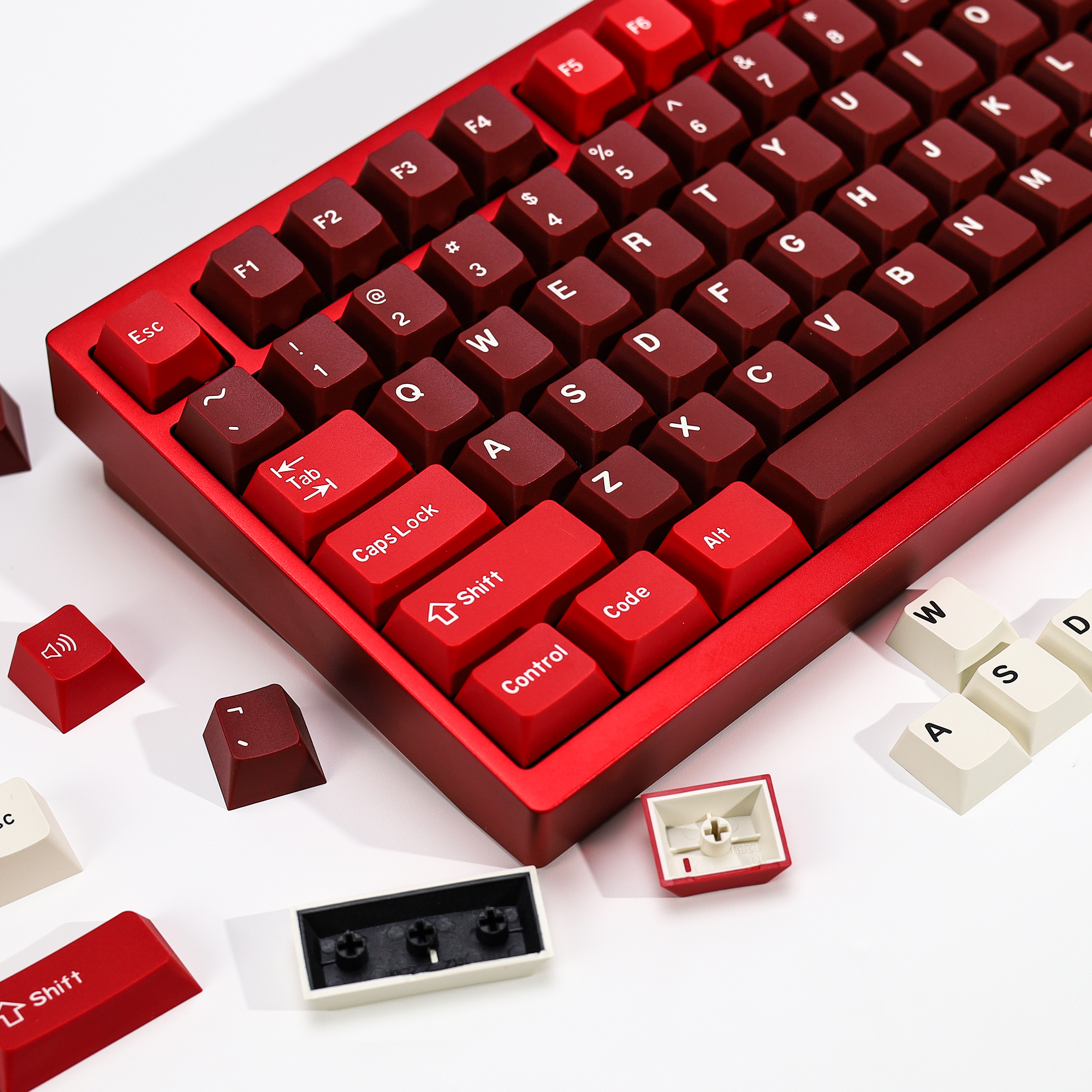 KBDiy GMK Jamon Keycap Red Ret – Retro Gaming Laptop Bewertung und Preis