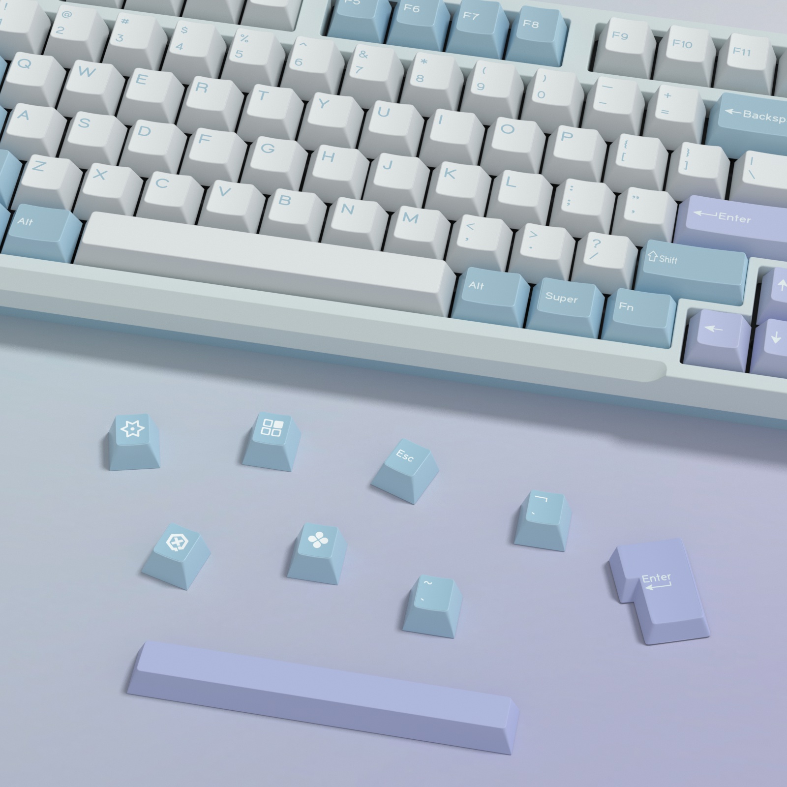 KBDiy GMK Illusion Keycap Cher – Retro Gaming Laptop Bewertung und Preis