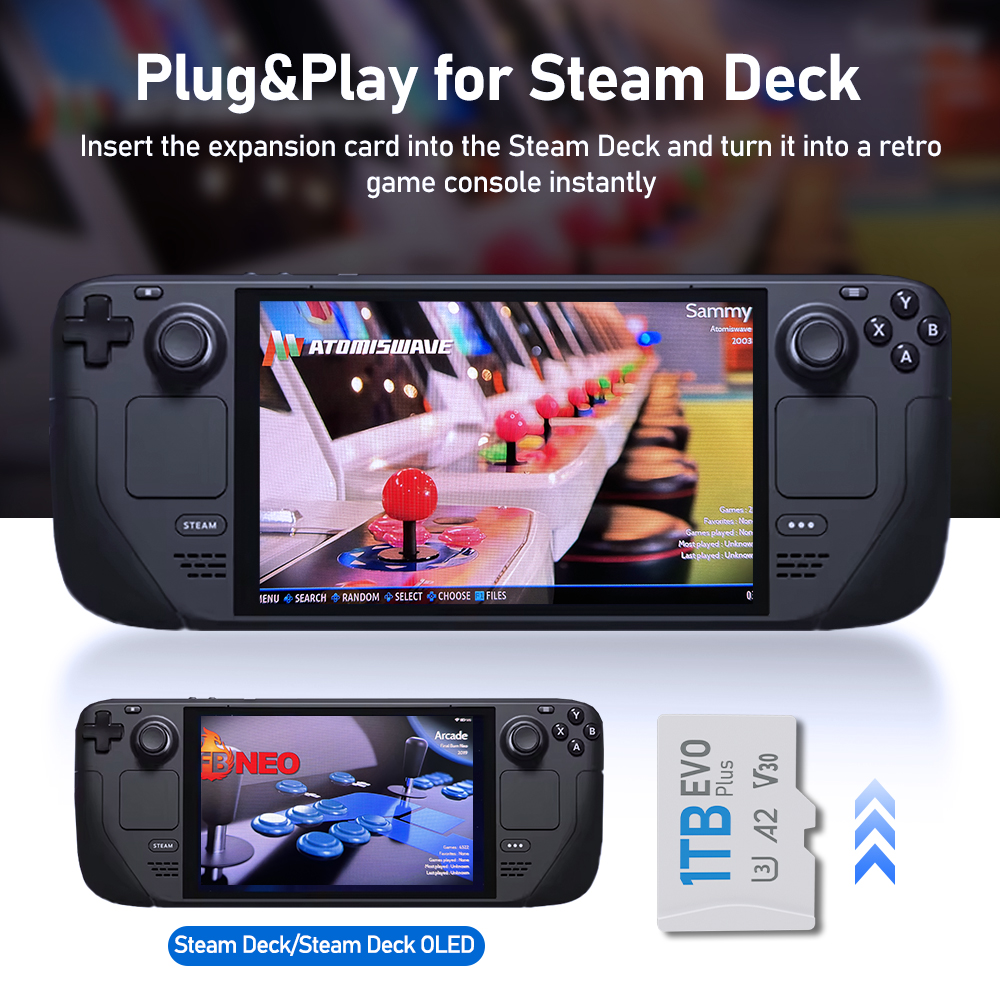 Game Card for Steam Deck with  – Retro Gaming Batocera Bewertung und Preis