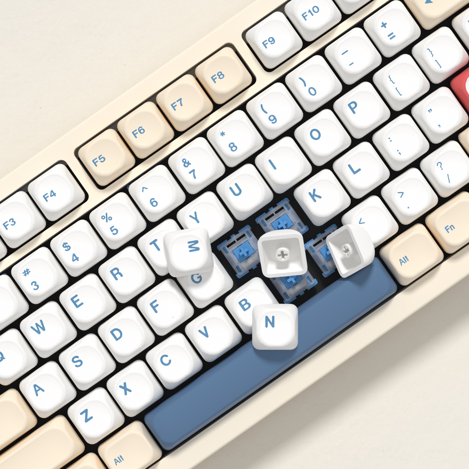 KBDiy GMK Soymilk Keycaps Retr – Retro Gaming Laptop Bewertung und Preis